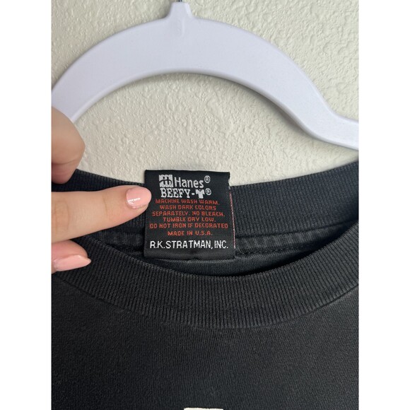 Vintage Harley Davidson Single Stitch Shirt TIBBYS Springfield Mass XXL - Picture 3 of 6